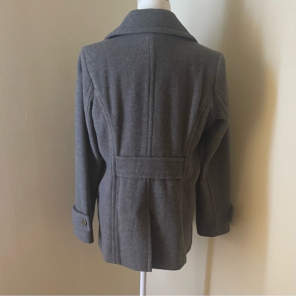 LANDS’ END Double Breasted Pea Coat - Picture 3 of 9